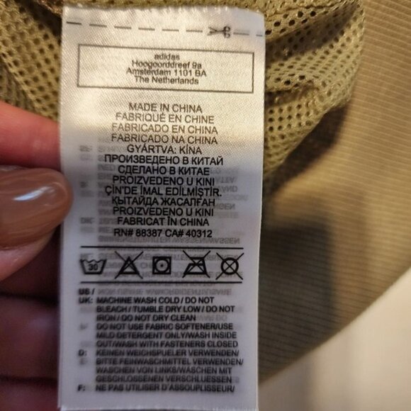 Adidas Bomber wind jacket size M men olive green - Picture 5 of 11